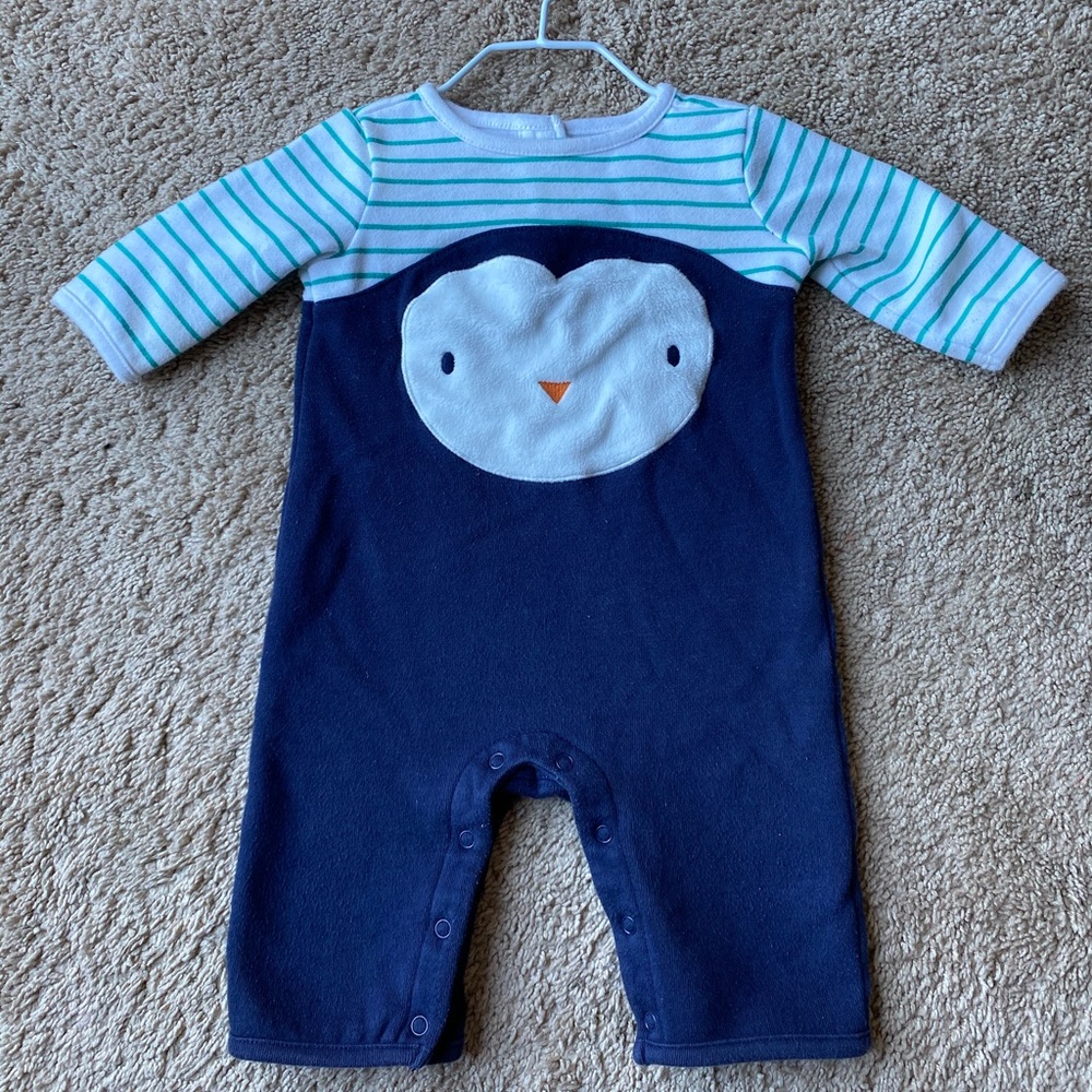 Gymboree penguin romper